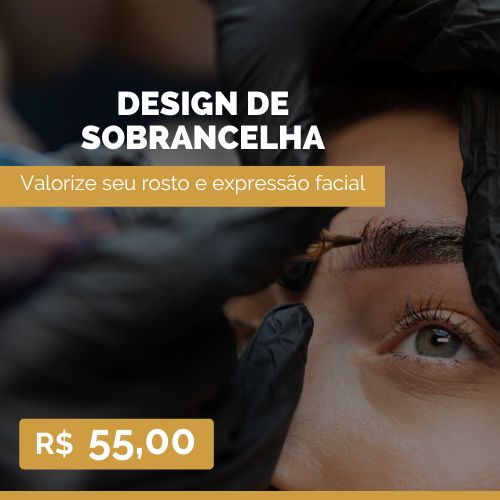 Designer de Sobrancelha Masculina