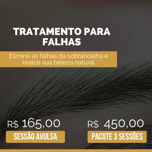 Tratamento para falhas de sobrancelha masculina