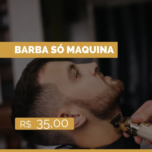 Barba só maquina PBMEN Guarulhos
